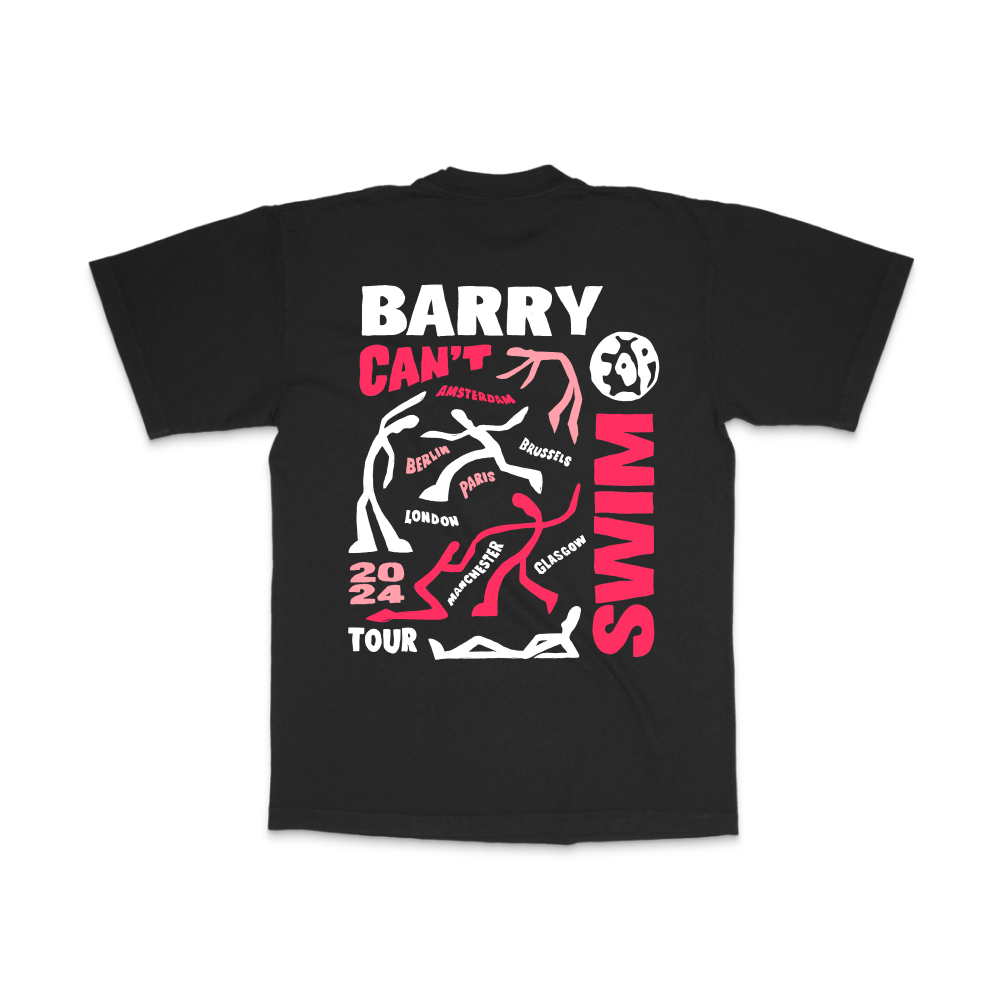 Barry Can't Swim Tour T-Shirt Black